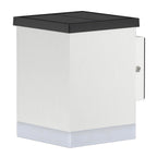 Sunbox - Applique Solaire Décorative - Acier - Blanc