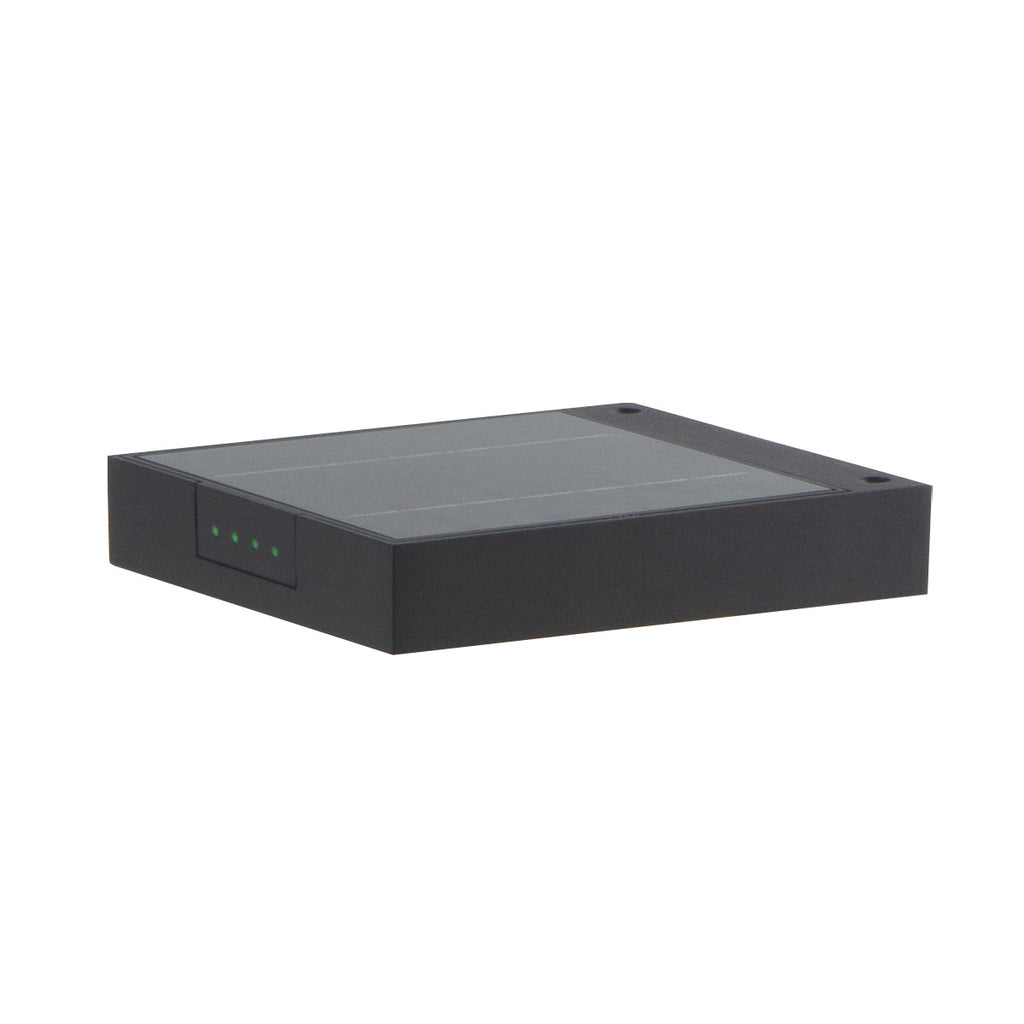 Ala - Applique Solaire - Aluminium - Noir