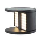 Swing - Borne & Potelet Solaire - Aluminium - Noir