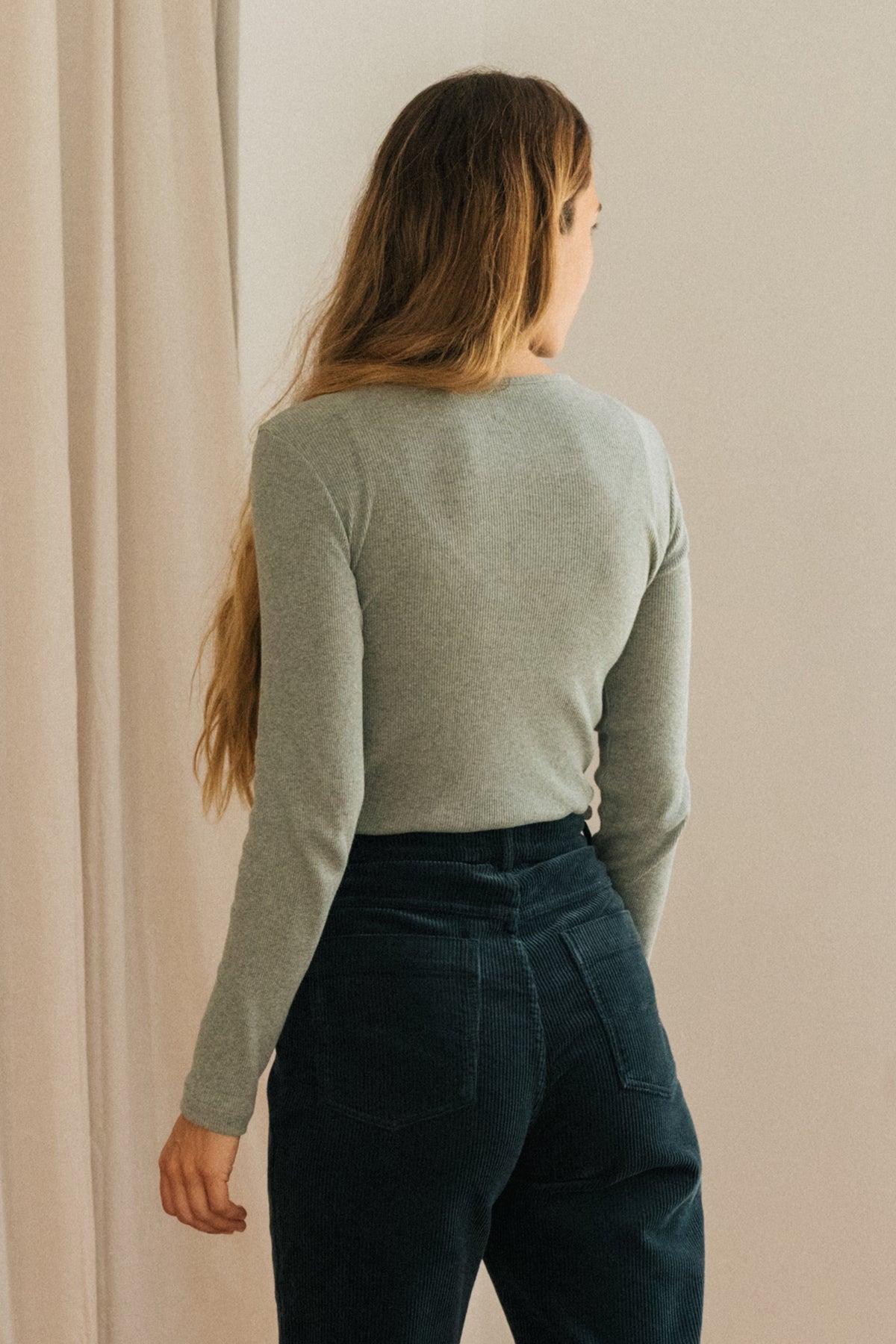 Top Arran - Vert Sauge - Femme