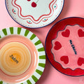 assiette-j_adore-rayee-verte-et-orange