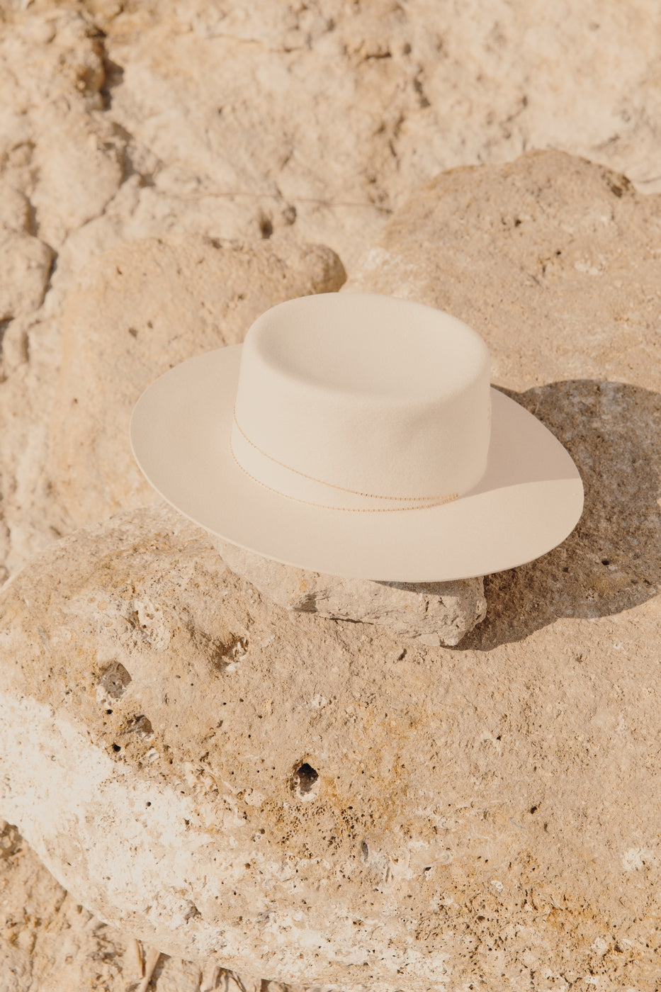 Chapeau Feutre Athena - Offwhite