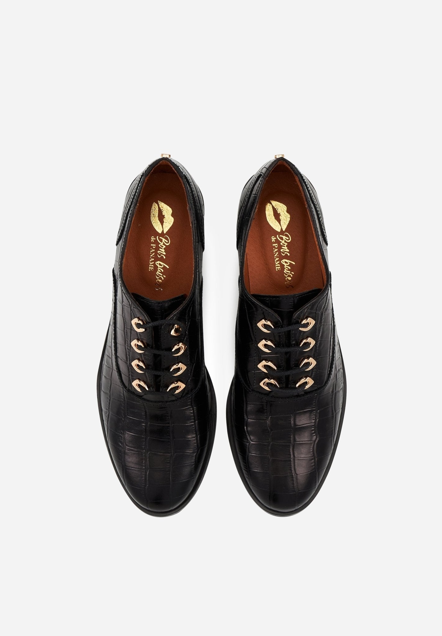 Audrey - Croco Noir - Bons Baisers - The Bradery