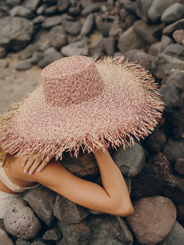 Chapeau Paille Aurora - Natural & Auburn