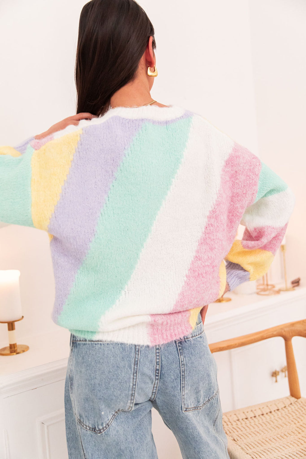 AURORE Pastel - Pull Laine