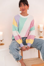 AURORE Pastel - Pull Laine