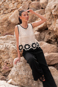 AVILIO Noir - Top Crochet