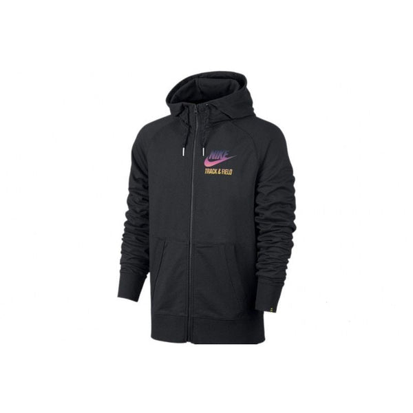 Aw77 Ru Fz Hoody Ntf - Sweat Homme Textile - Noir SWEAT HOMME TEXTILE Nike