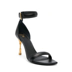 Balmain Moneta 95Mm Sandals - Black - Femme