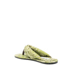 Claquettes The Attico Indie Thong - Green - Femme