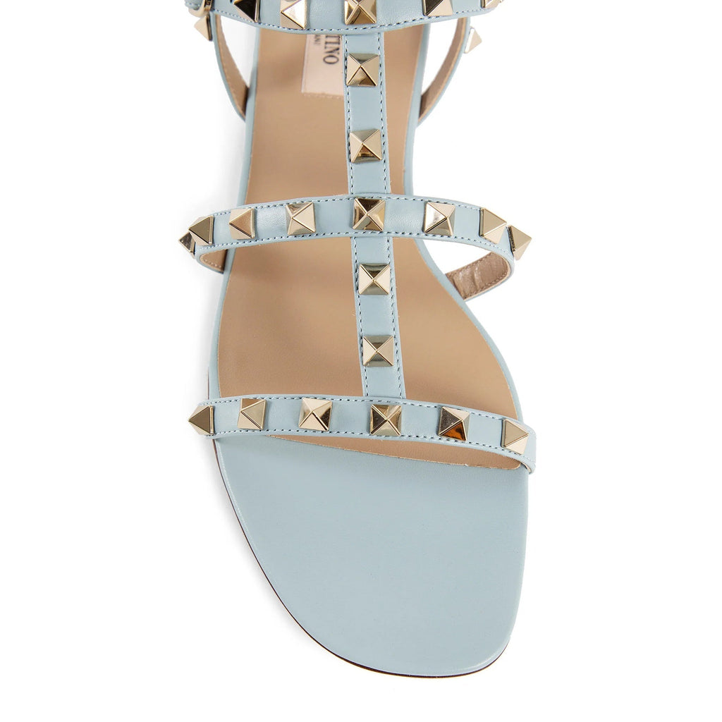 Sandales Valentino Garavani Rockstud T05 - Blue - Femme