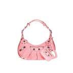 Balenciaga Cagole Leather Bag - Pink - Femme