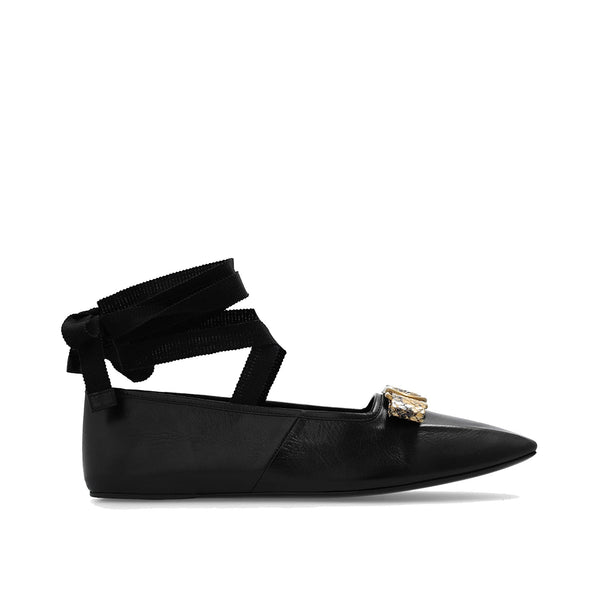 Ballerines Gucci Double G Ballet - Black - Femme