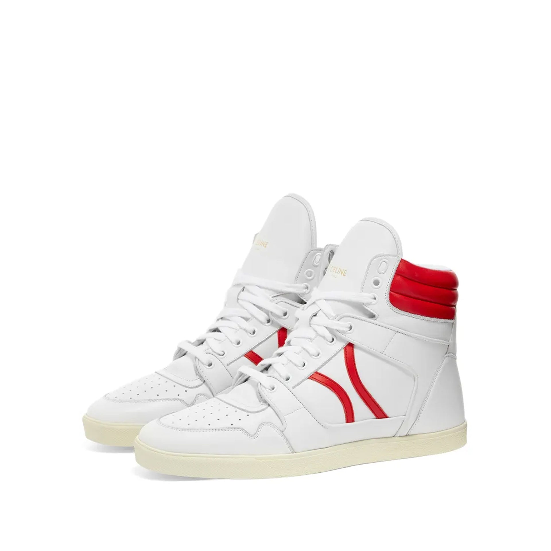 Baskets Celine Break Mid Leather - White - Homme
