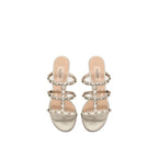 Mules - Valentino Garavani Rockstud - Gold