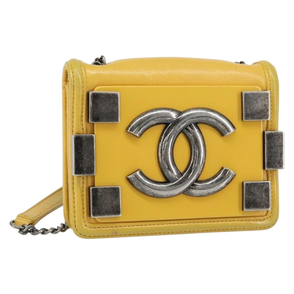 Chanel Boy Brick Flap Bag Lambskin and Plexiglass Mini