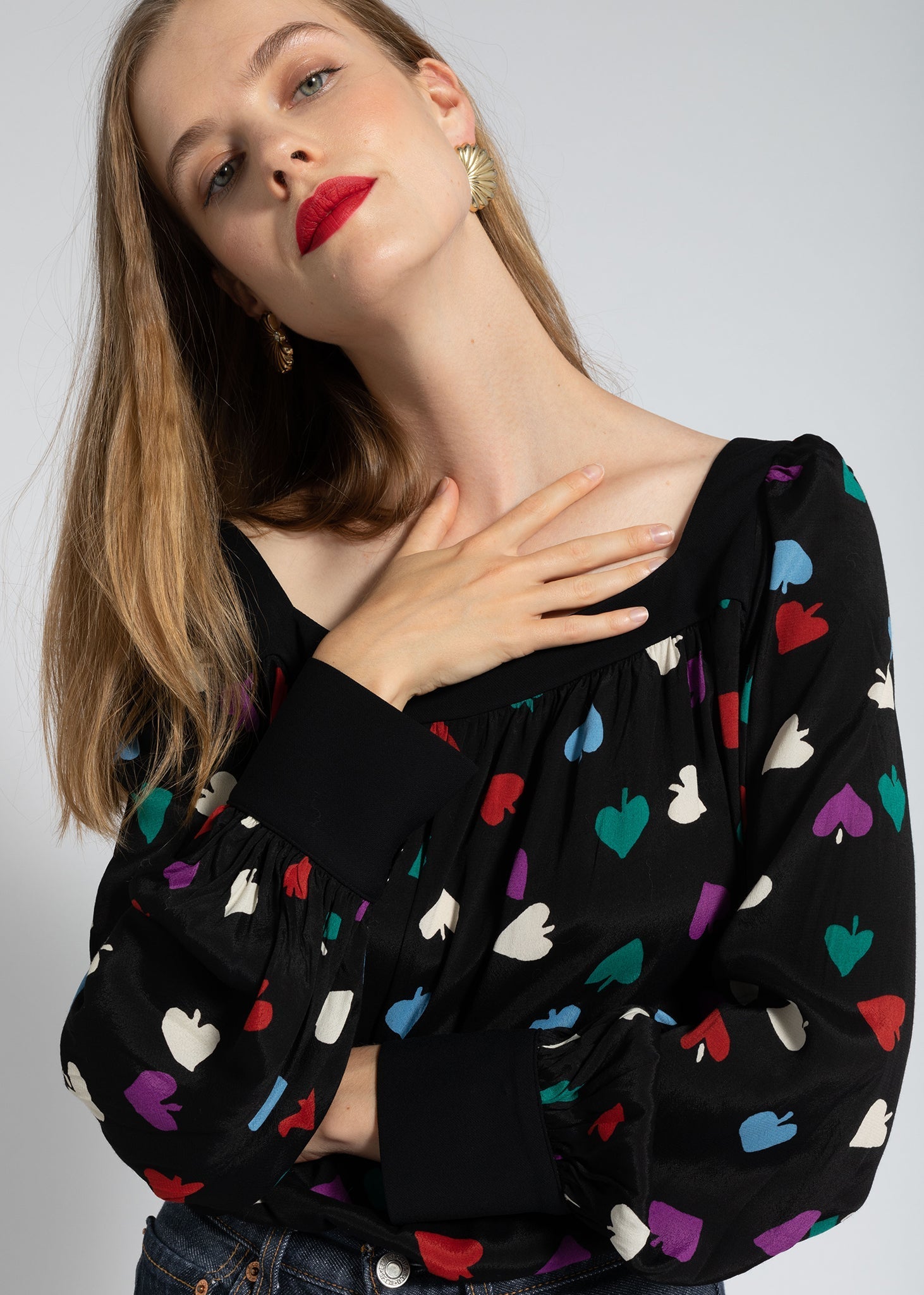 Top Olivia Noir