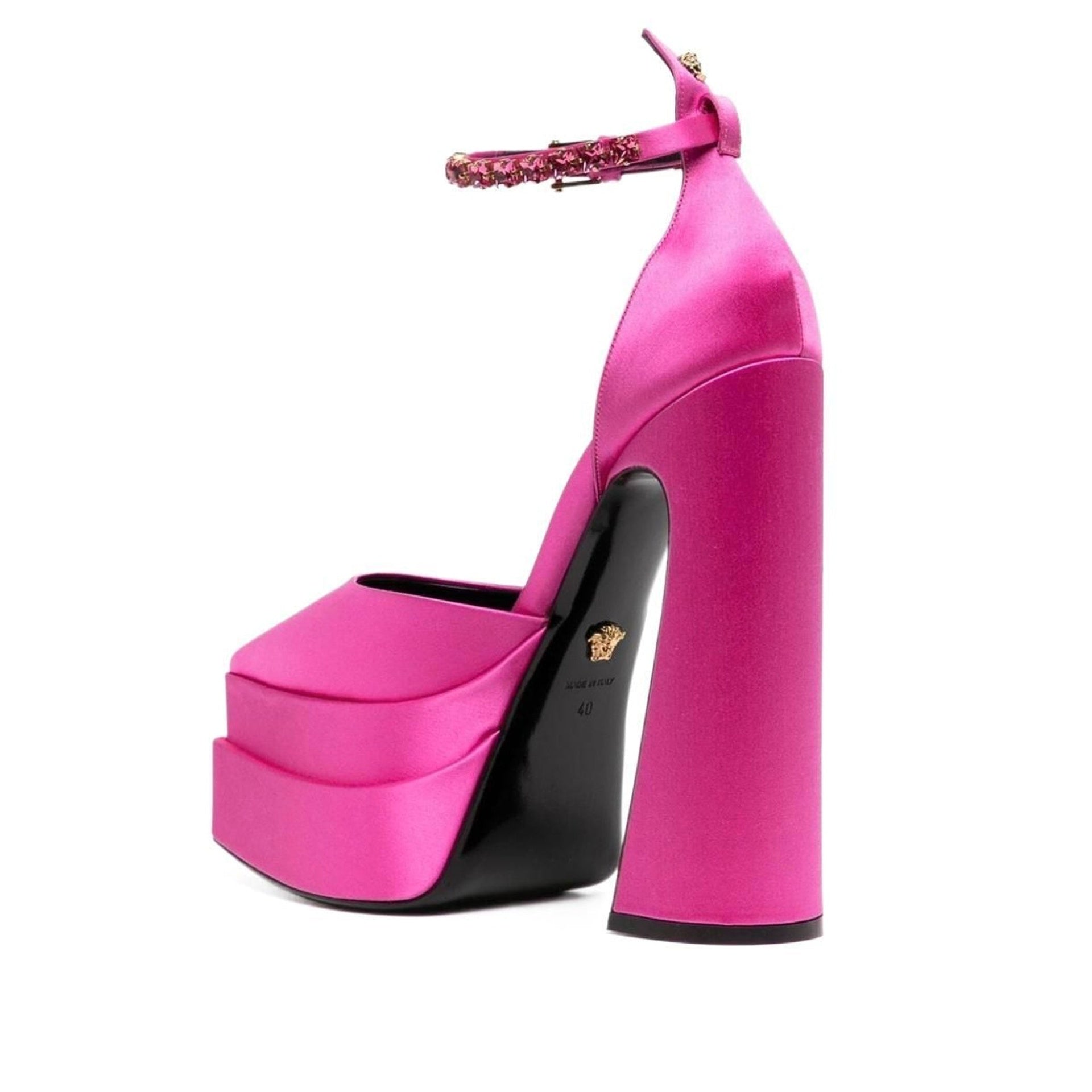 Escarpins - Versace Silk Satin - Pink