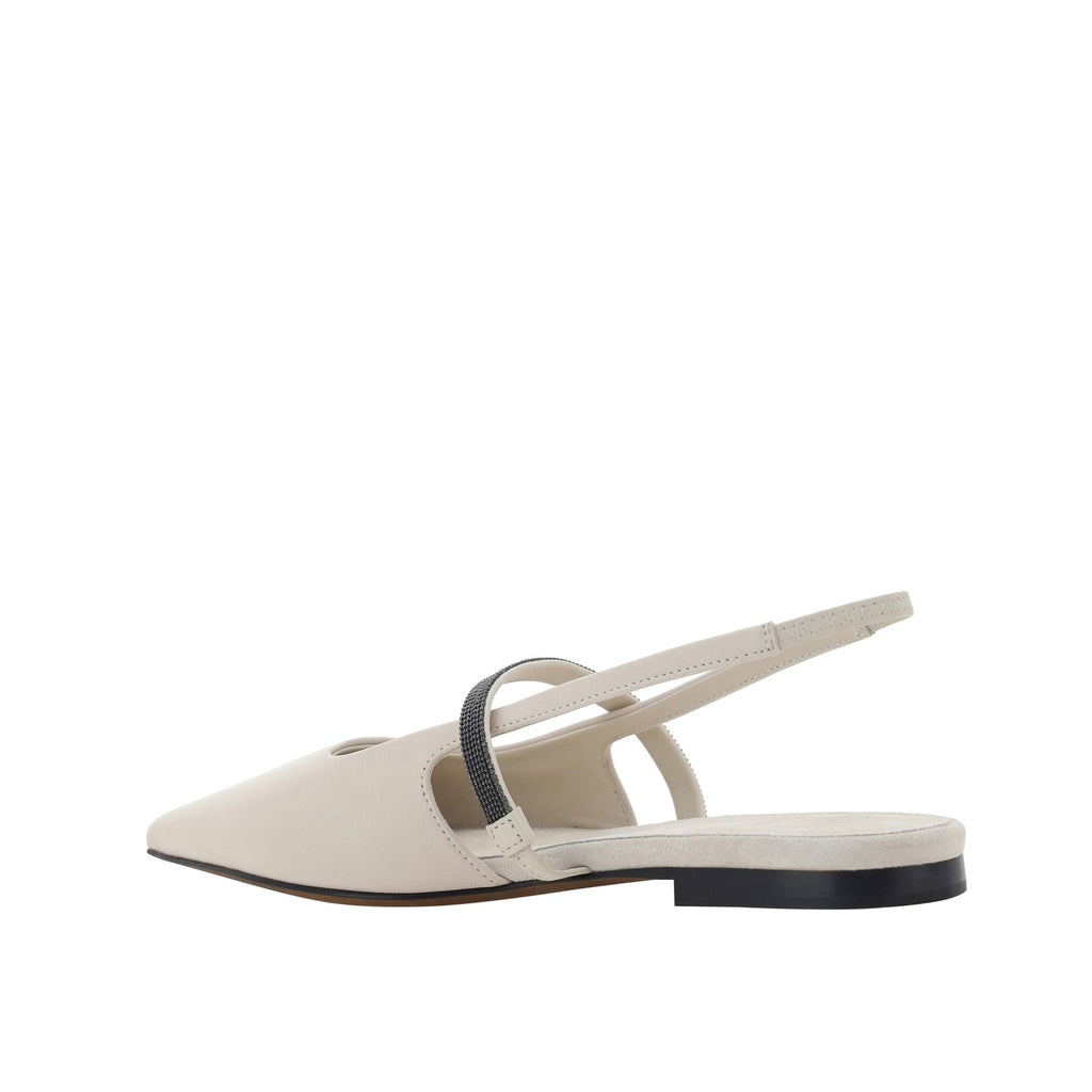 Ballerines Brunello Cucinelli Slingback - Cream - Femme