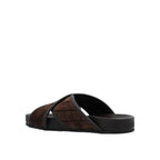 Sandales Bottega Veneta Tarik Criss Cross - Brown - Homme