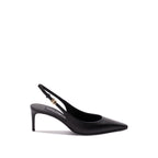 Escarpins - Dolce & Gabbana Leather Slingback - Black