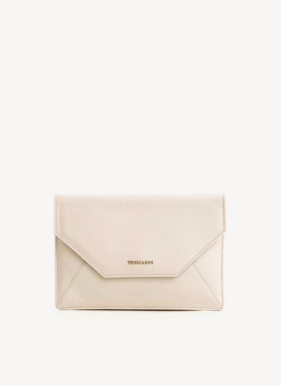 Trussardi - Pochette - Beige - Femme