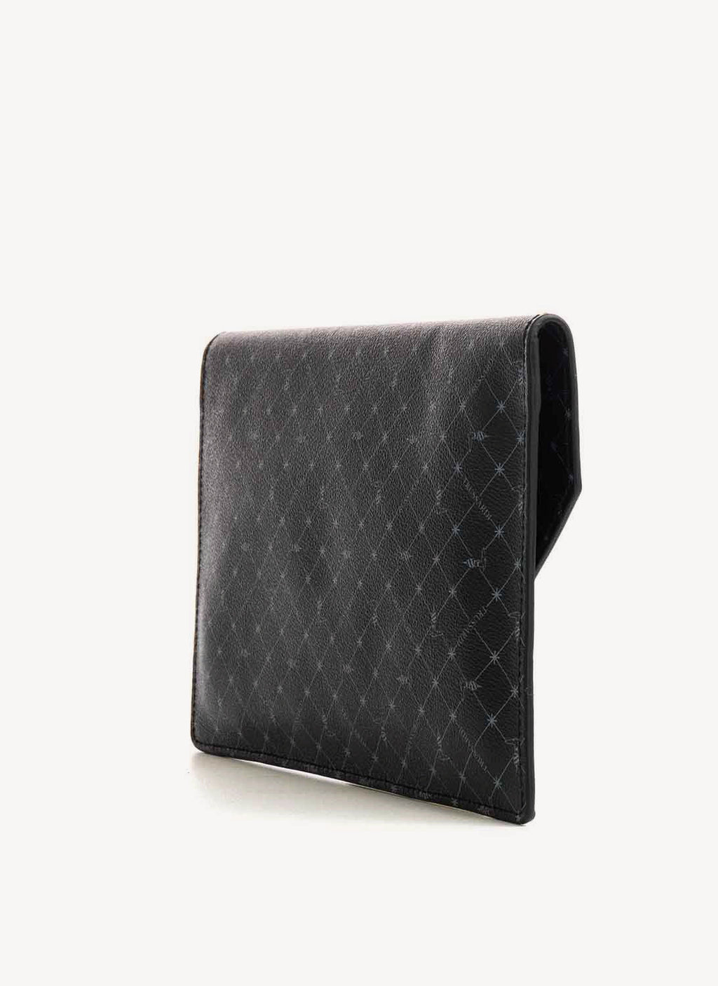 Trussardi - Pochette Noire Monogramme - Noir - Femme