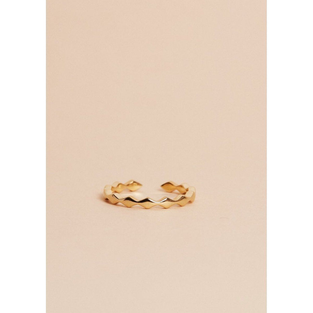 Bague Anja Or Jaune - Bagues - Waekura - The Bradery