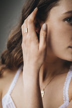 Bague Dana L Or Jaune - Bagues - Waekura - The Bradery