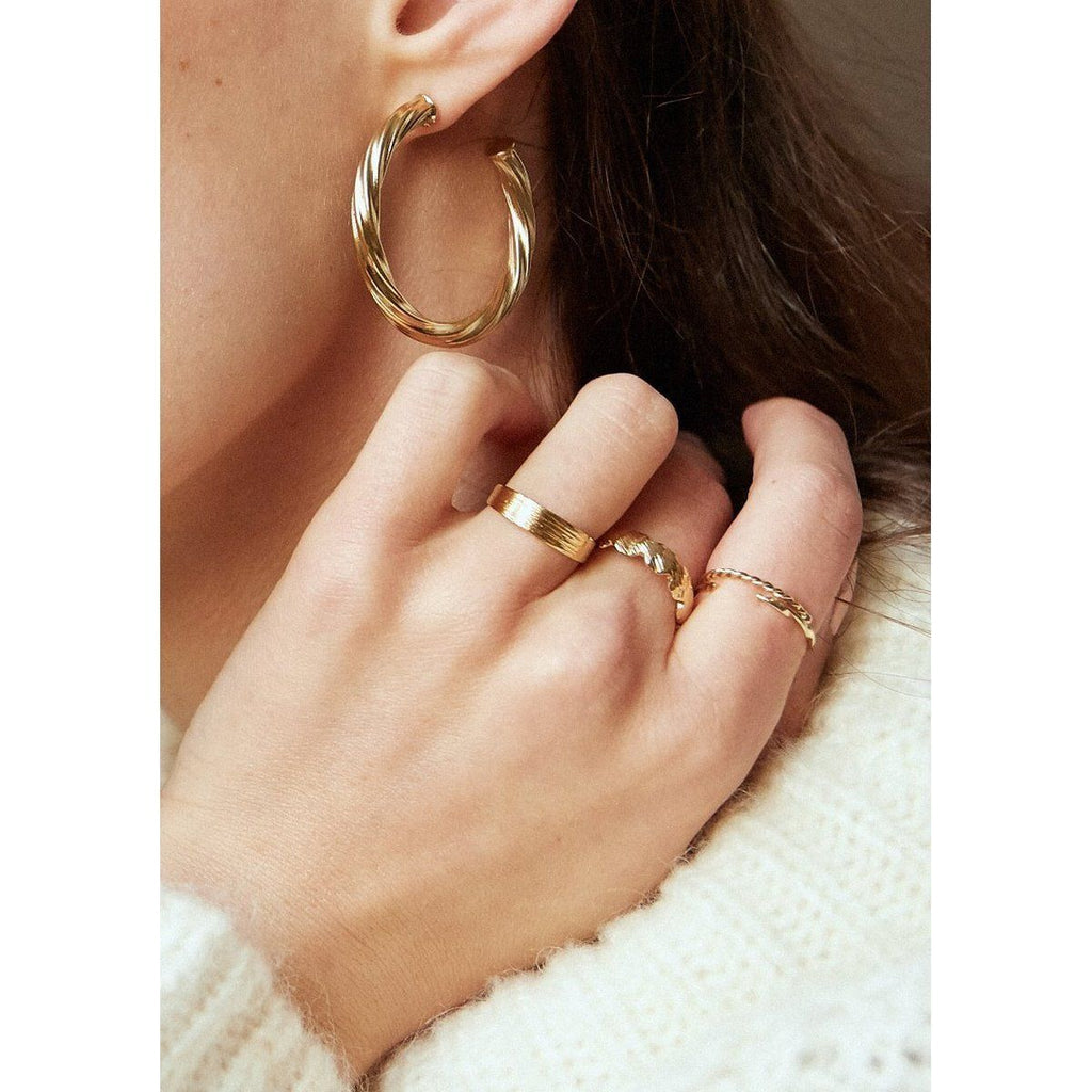 Bague Dana S Or Jaune - Bagues - Waekura - The Bradery