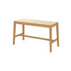 banc kappa en bois et cannage fond blanc