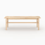 banc suzette 3 places en bois clair