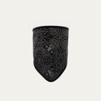 Bandana Cuir Nappa Noir Imprimé Bandana