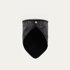 Bandana Cuir Nappa Noir Imprimé Bandana
