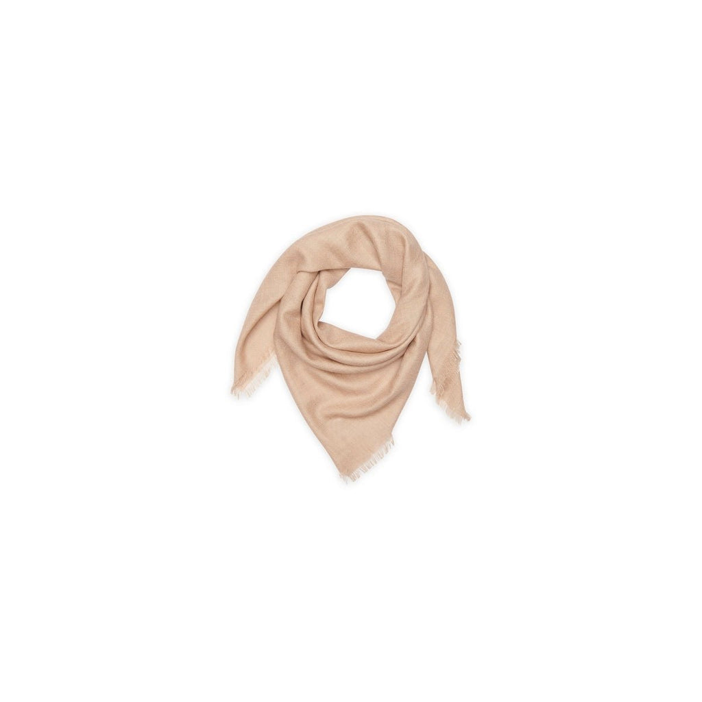 Bandana Voile De Cahsmere Alquezar Vieux Rose, Maille Classique, 100% Voile De Cachemire - Accessoire - Authentic Cashmere - The Bradery