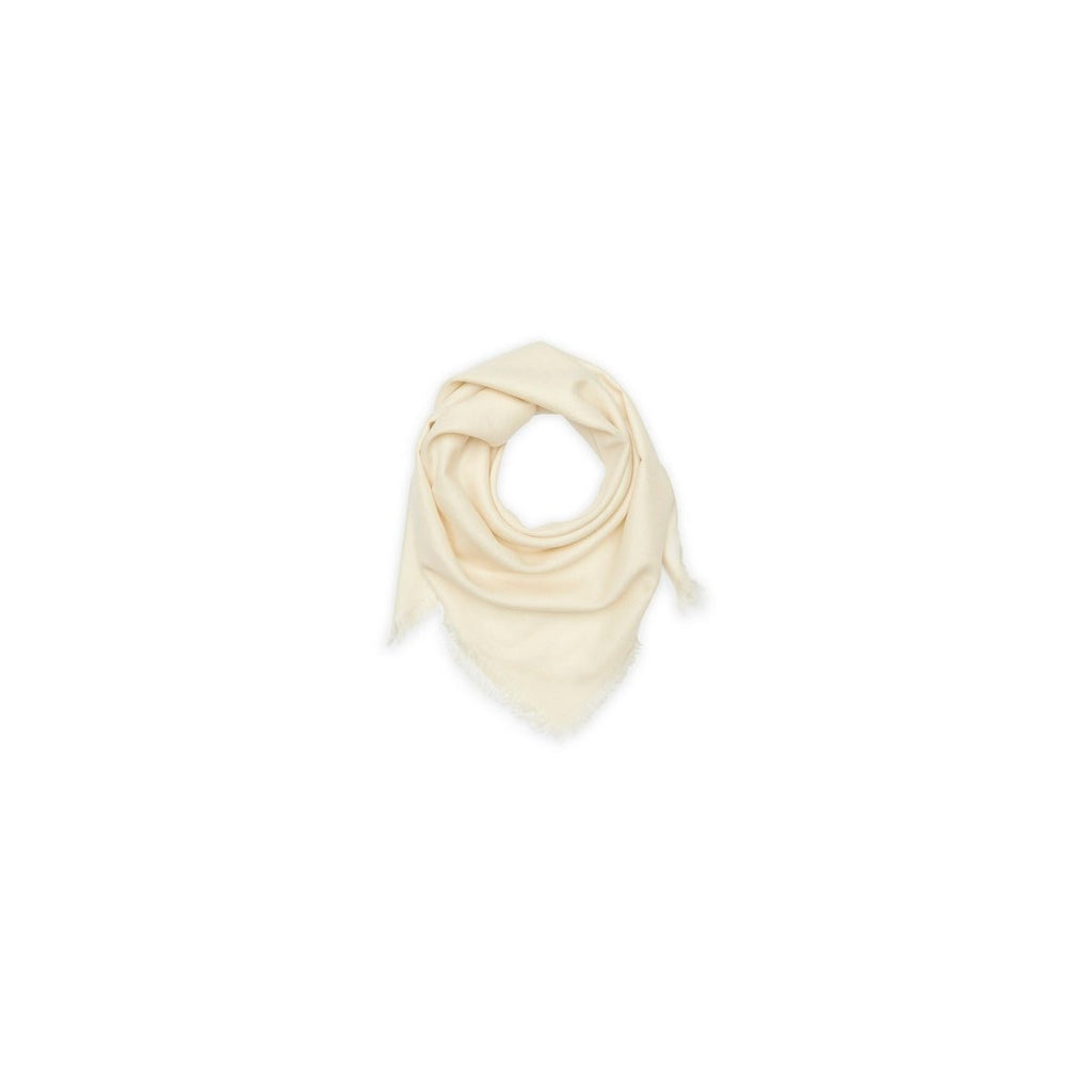 Bandana Voile De Cahsmere Ayllon Blanc, Maille Classique, 100% Voile De Cachemire - Accessoire - Authentic Cashmere - The Bradery