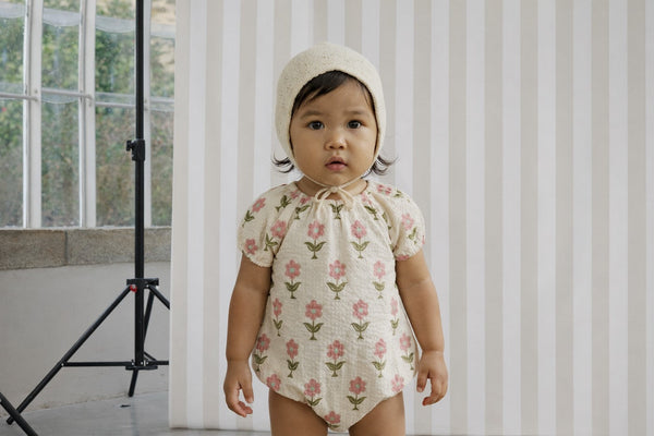 Barboteuse Iris Maxi Flowers - Bébé Fille