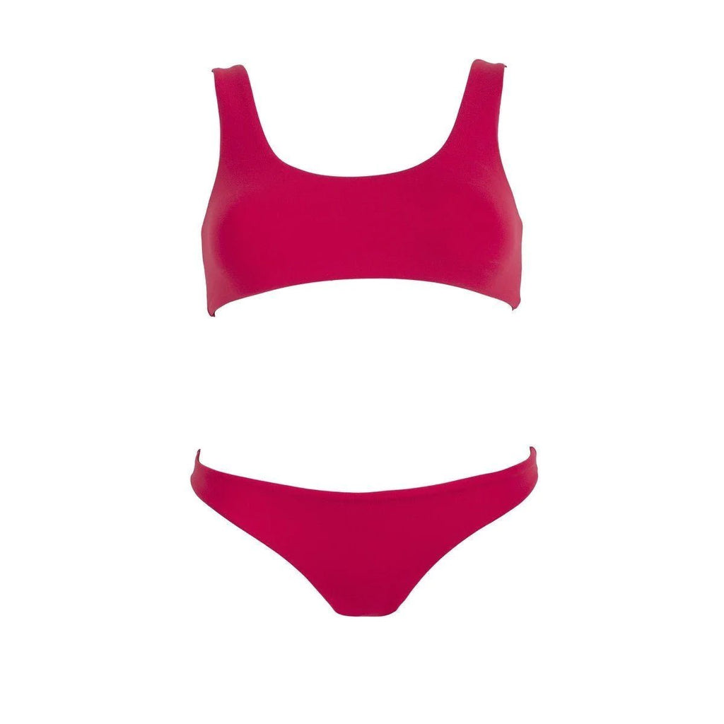 Bas De Bikini Runner - Framboise - Robin Collection - The Bradery