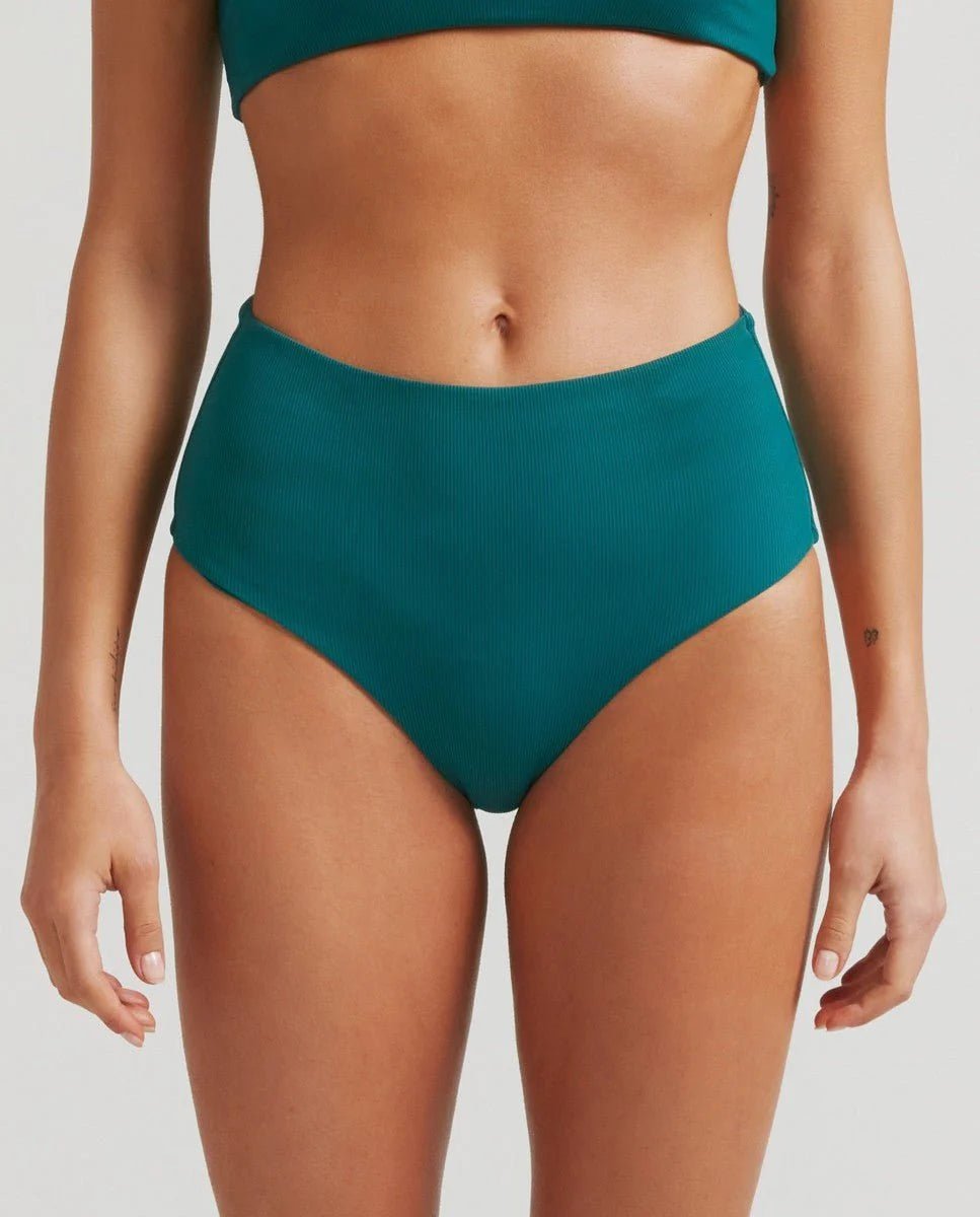Bas De Maillot Bikini Icon - Vert Pétrole - Robin Collection - The Bradery