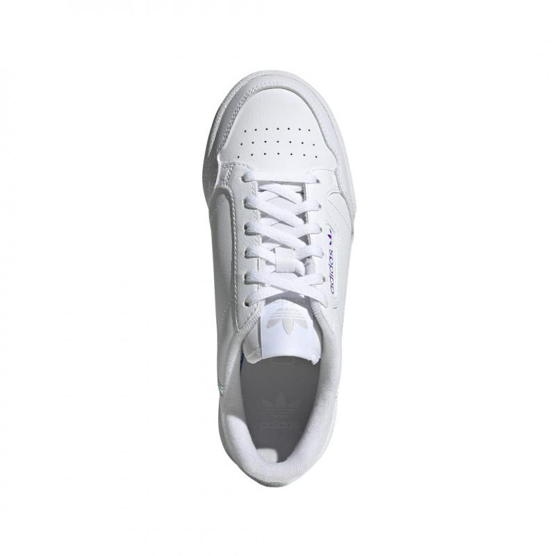 Basket Adidas Originals Continental 80 Junior - Blanc - Junior CHAUSSURE Adidas