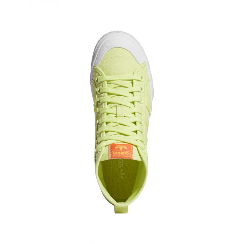 Basket Adidas Originals Nizza Platform Mid - Jaune - Femme CHAUSSURE Adidas