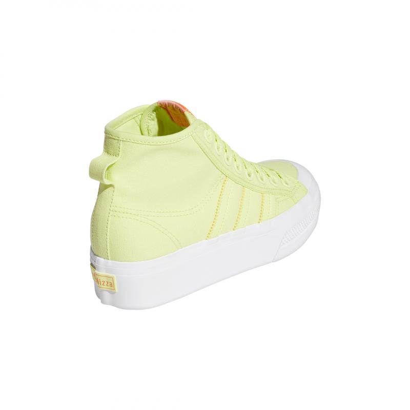 Basket Adidas Originals Nizza Platform Mid - Jaune - Femme CHAUSSURE Adidas
