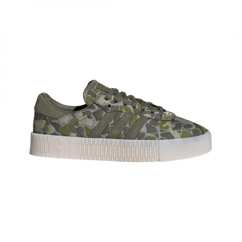 Basket Adidas Originals Sambarose - Kaki - Femme CHAUSSURE Adidas