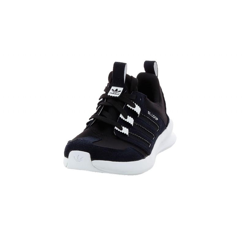 Basket Adidas Originals Sl Loop Runner Junior - Noir - Junior CHAUSSURE Adidas