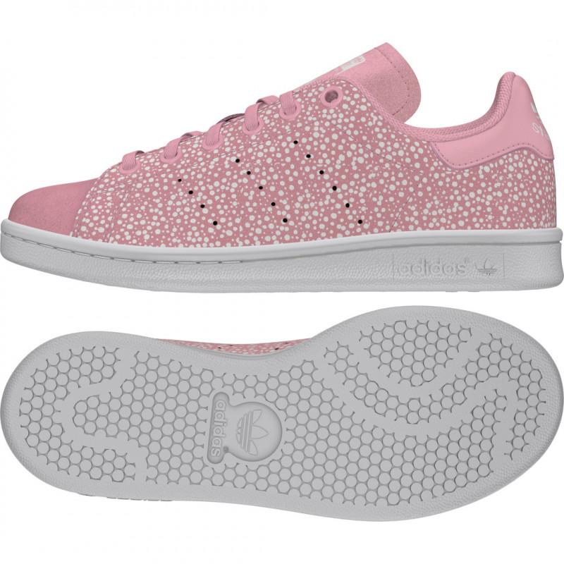 Basket Adidas Originals Stan Smith Junior - Rose - Junior CHAUSSURE Adidas