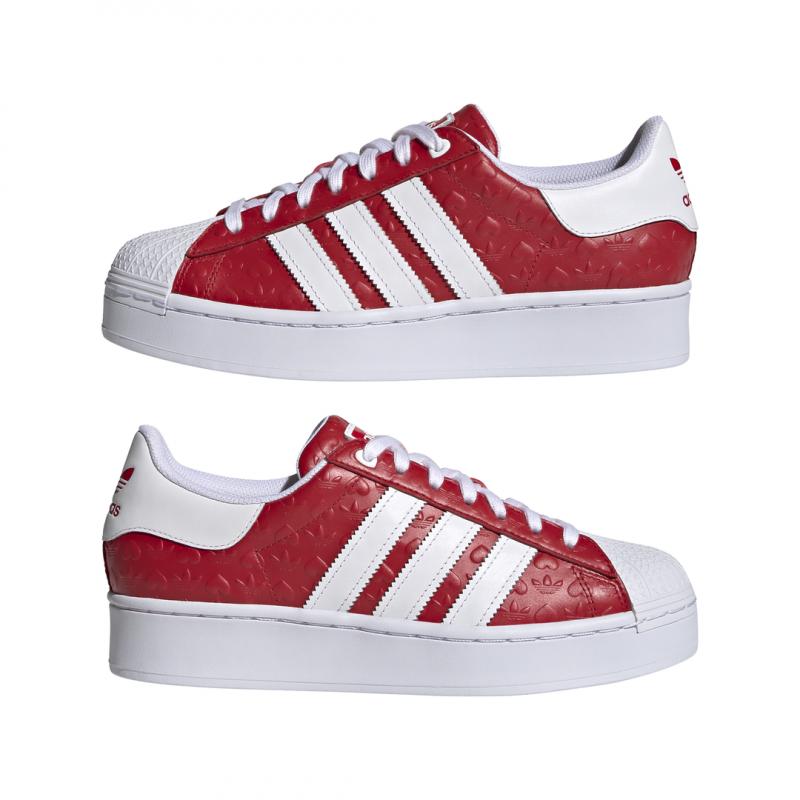 Basket Adidas Originals Superstar Bold - Rouge - Femme - Adidas - The Bradery
