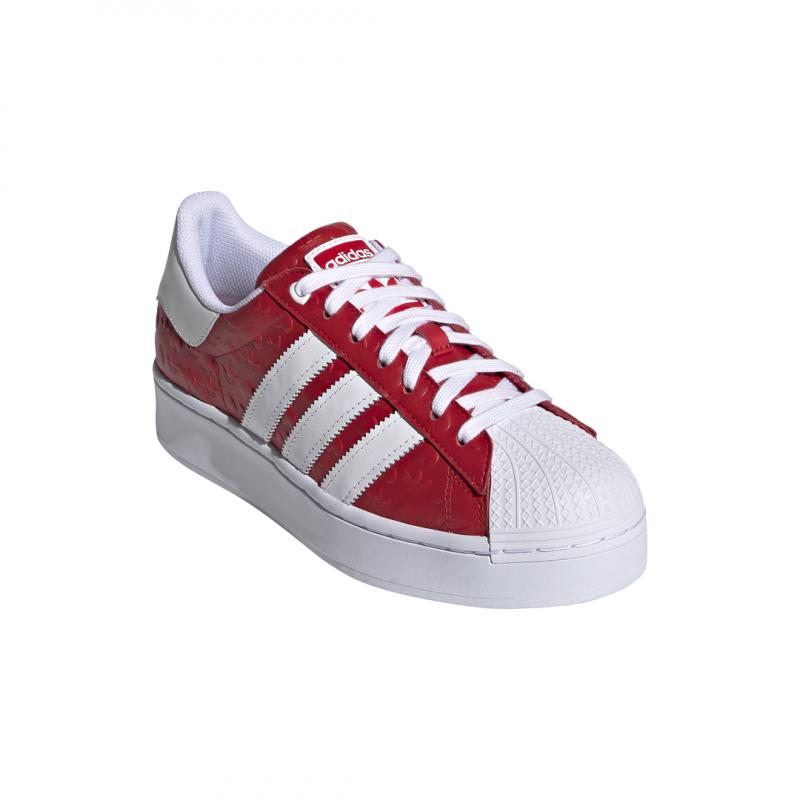 Basket Adidas Originals Superstar Bold - Rouge - Femme - Adidas - The Bradery