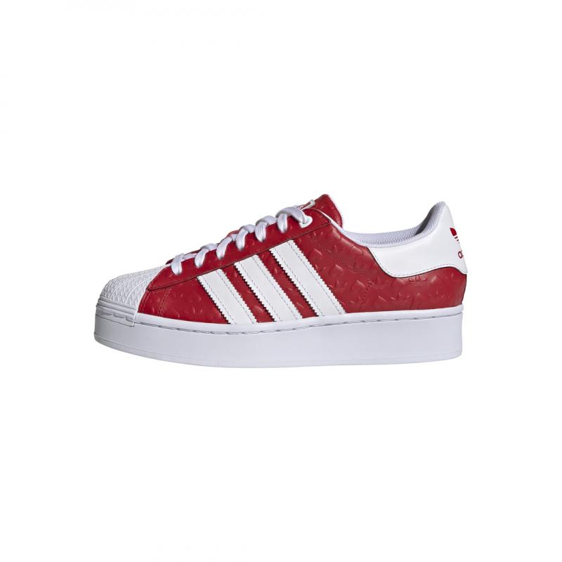 Basket Adidas Originals Superstar Bold - Rouge - Femme - Adidas - The Bradery