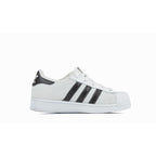 Baskets Adidas Originals Superstar Cadet Blanc / Noir Quadrillé - Enfant - Adidas1 - The Bradery