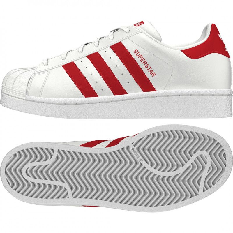 Basket Adidas Originals Superstar Junior - Blanc - Adidas2 - The Bradery
